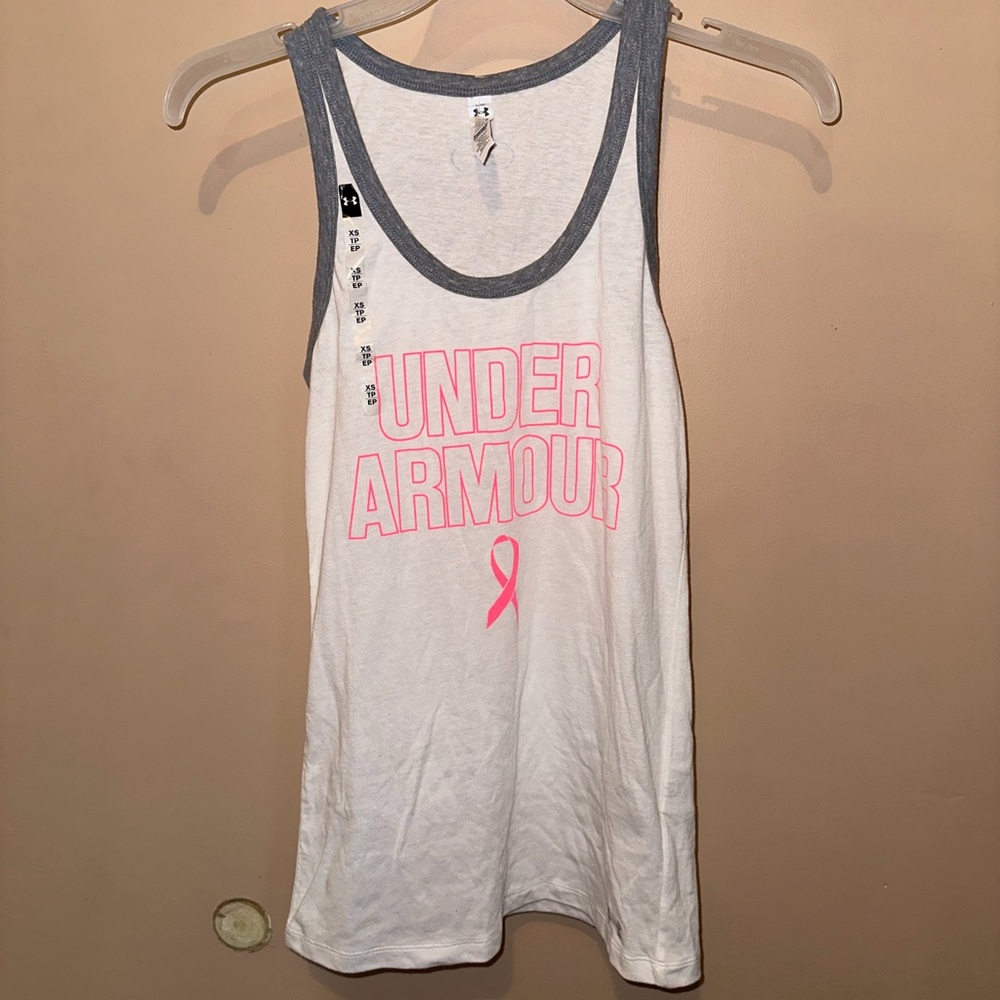 NWT Under Armour Breast Cancer Awareness Tank Top